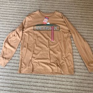 Men’s Large Long Sleeve “Georgia” T-shirt NWT